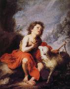 Bartolome Esteban Murillo John the Baptist oil on canvas